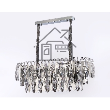 Светильник Ambrella light TR5259/10 CH/CL хром/прозрачный E27*10 max 40W 800*300*270