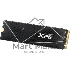Накопитель SSD ADATA XPG GAMMIX S70 BLADE, 512Gb, PCIe 4.0 x4, M.2 2280, NVMe, R/W 7200/2600, с радиатором