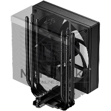 Кулер для процессора ID-COOLING FROZN A410 TD LGA1851/1700/1200/115X/AM5/AM4 (10шт/кор, TDP 220W, PWM, 4 тепл.трубки прямого контакта, FAN 120мм, черный) RET