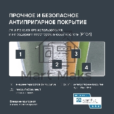 Сковорода Rondell Perfect RDA-1558, 20 см, без крышки, черный