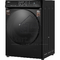 Стиральная машина Weissgauff WM 59411 Direct Drive Inverter Steam Matt Black черная, загрузка фронтальная 11кг, 1400 об/мин., класс: A+++