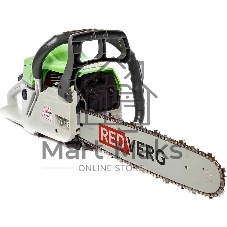 Бензопила RedVerg RD-GC45-16. 1800 Вт,2.40 л.с.,45,0 см3, длина шины 40 см