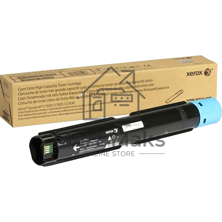 Картридж лазерный 106R03748 голубой для Xerox VersaLink C7020/C7025/C7030 (16500стр.)
