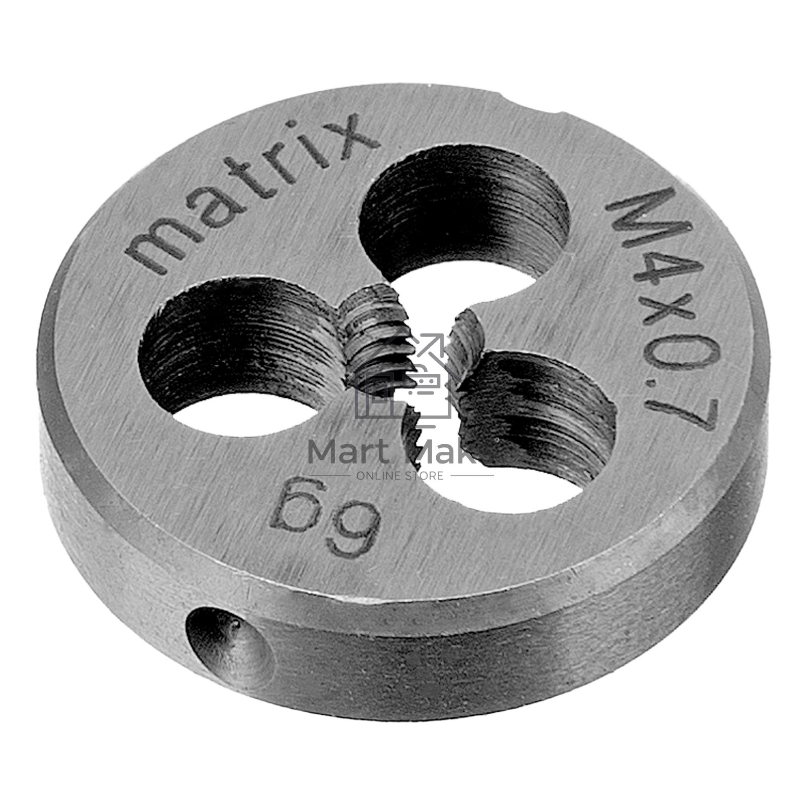 Плашка MATRIX М4x0,7 мм, Р6М5 77071
