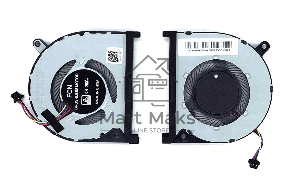 Вентилятор (кулер) для ноутбука Dell Inspiron 7590 7591 CPU (маленький)