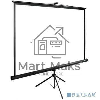 Экран Cactus 150x200см TriExpert CS-PSTE-200х150-BK 4:3 напольный рулонный