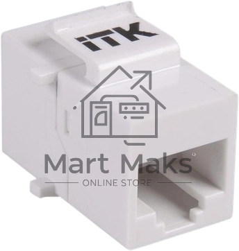 Проходной адаптер кат.5E UTP, RJ45-RJ45, тип Keystone Jack CS7-1C5EU ITK