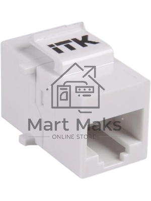 Проходной адаптер кат.5E UTP, RJ45-RJ45, тип Keystone Jack CS7-1C5EU ITK