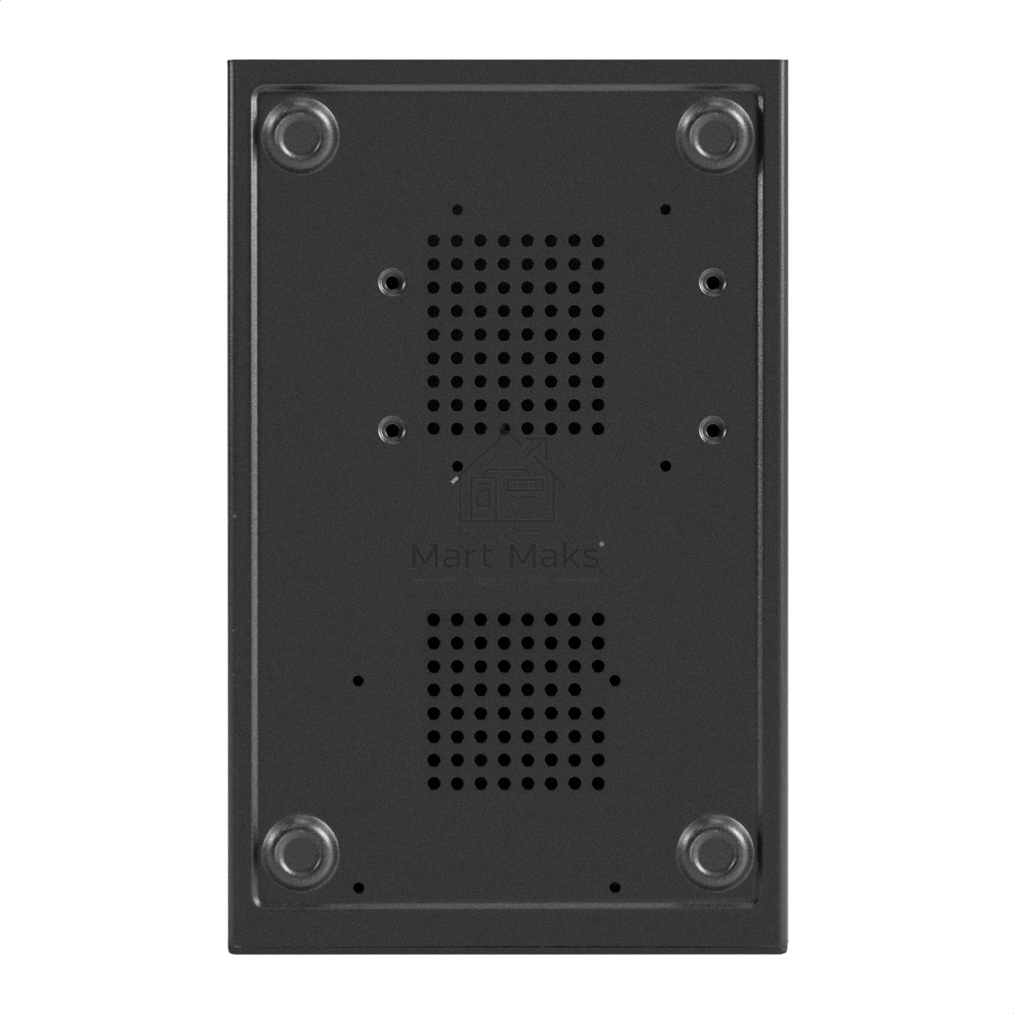 Компьютерный корпус Minitower ExeGate BAA-308M-UNS450 (mATX, БП UNS450 с вент. 12см, 2*USB, HD Audio, черный)