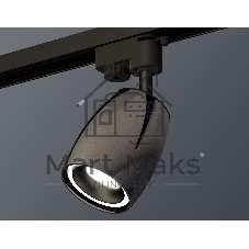 Светильник Ambrella light XT1123010 DCH/SBK/FR черный хром/черный песок/белый матовый MR16 GU5.3 (A2521, C1123, N7111)