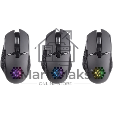 Мышь беспроводная Defender Glory GM-514 черный, 3200 dpi, радиоканал, USB, кнопки - 7