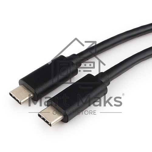 Кабель USB Cablexpert CCP-USB3.1-CMCM-2M, USB3.1 Type-C/USB3.1 Type-C, 2м, пакет