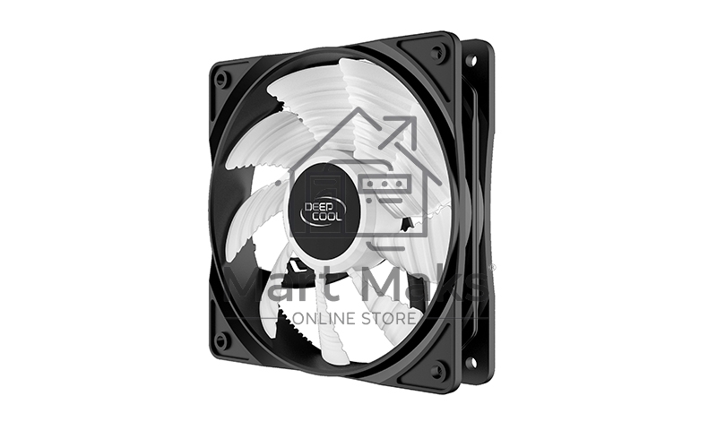 Вентилятор для корпуса DEEPCOOL RF120B черный, 120 мм, 1300 об/мин, 21.9 дБ, 3 pin