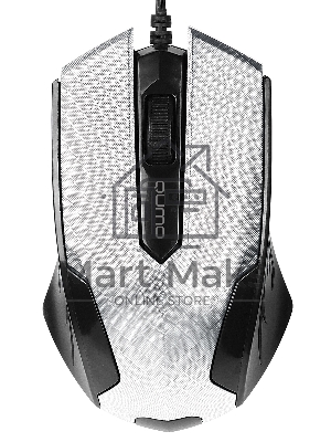 Мышь проводная Qumo Office M14 белый, 1000 dpi, USB, кнопки - 3