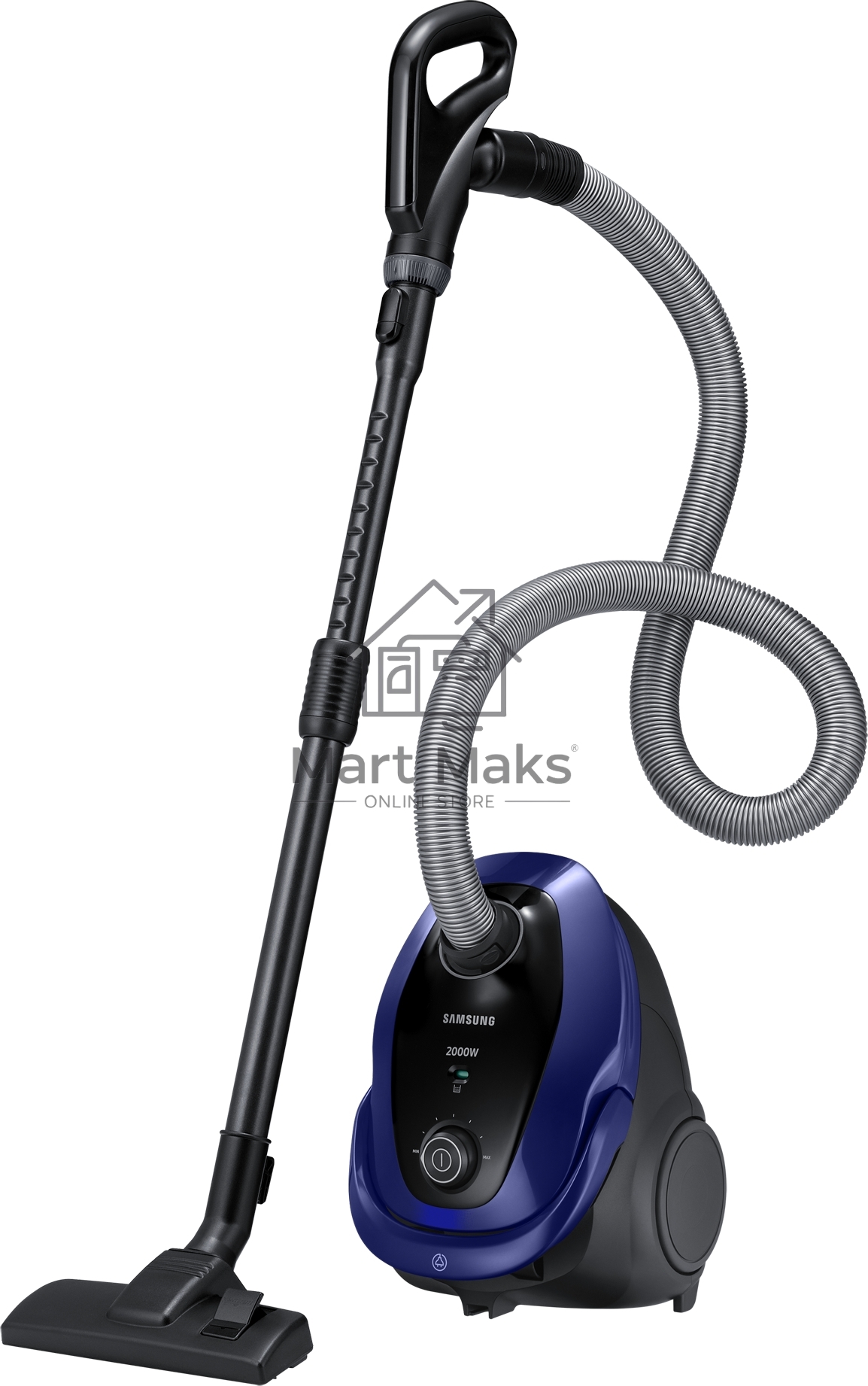Пылесос Samsung VC20M251AWB синий, 460/2000 Вт, уборка сухая, пылесборник мешок 2.5 л