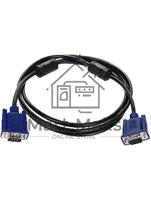 Кабель соединительный SVGA (15M/M) 1,8m 2 фильтра TV-COM <QCG120H-1.8M>