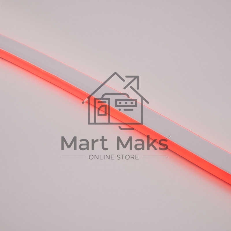 Гибкий неон LED SMD 8х16 мм, двухсторонний, красный, 120 LED/м, бухта 100 м