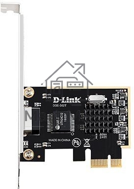 Сетевой PCI Express адаптер D-Link DGE-562T/A2A с 1 портом 100/1000/2.5GBase-T
