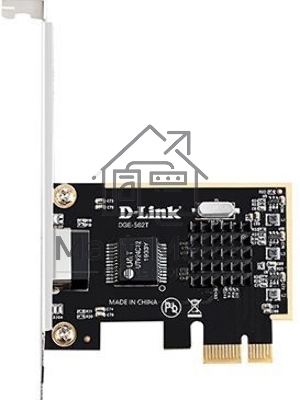Сетевой PCI Express адаптер D-Link DGE-562T/A2A с 1 портом 100/1000/2.5Gbase-T