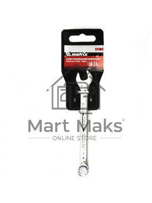 Ключ комбинированный Matrix, 9 мм, CrV, полированный хром