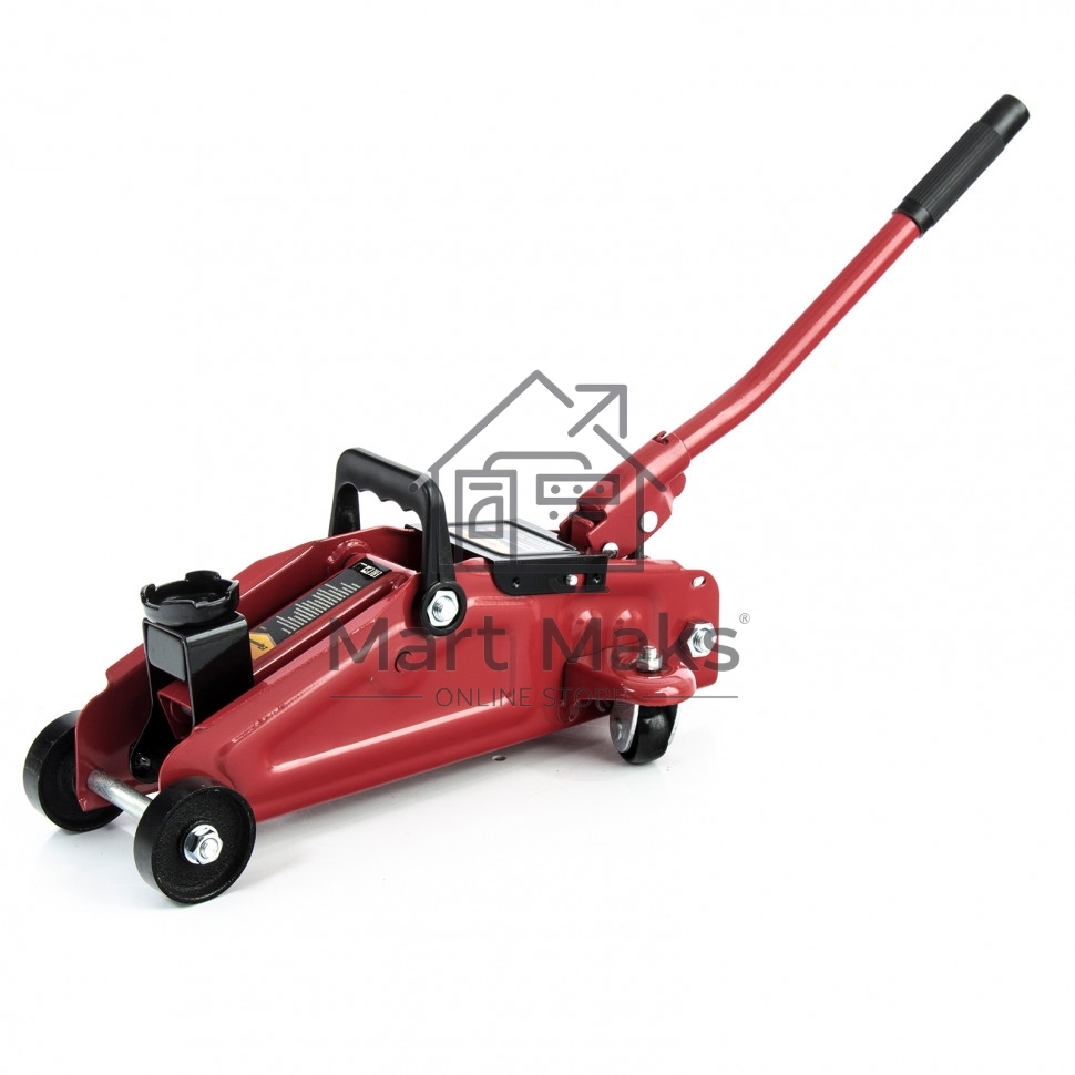 Домкрат SPARTA 510084 подкатный 2т h подъема 140–295мм в пласт. кейсе compact