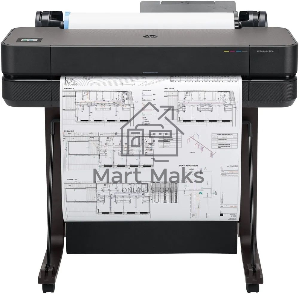 Плоттер струйный HP Designjet T630, A1, цветной, 24