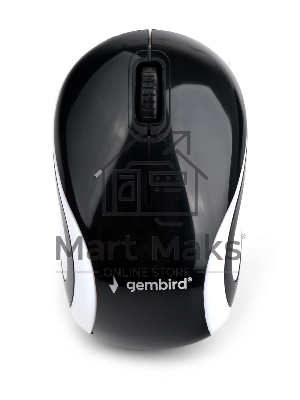 Мышь беспроводная Gembird MUSW-610 черный, 1200 dpi, радиоканал, USB, кнопки - 3