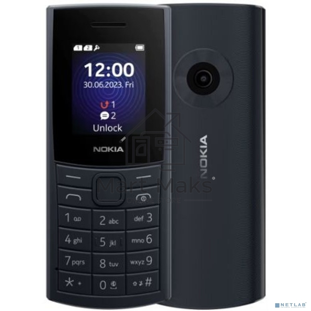 Мобильный телефон Nokia 110 4G TA-1543 DS 48Mb синий