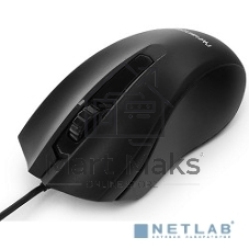Мышь проводная Гарнизон GM-115 черный, 800 dpi, USB, кнопки - 3