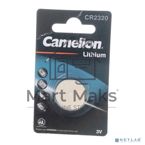 Элемент питания литиевый Camelion CR CR2320 BL-1 (блист.1шт)