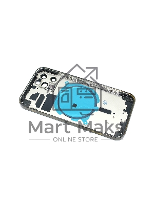 Задняя крышка (корпус) в сборе с рамкой для Apple iPhone 12 Pro черный