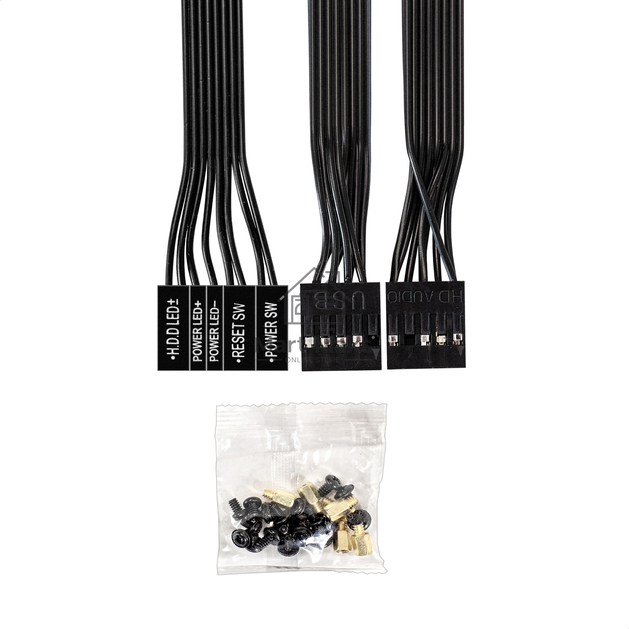 Компьютерный корпус Minitower ExeGate BAA-308M-UNS450 (mATX, БП UNS450 с вент. 12см, 2*USB, HD Audio, черный)