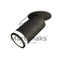 Светильник Ambrella Light XM6323221 SBK/FR черный песок/белый матовый MR16 GU5.3 (A2242, C6323, N6221)
