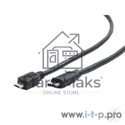 Кабель Cablexpert CCP-USB2-mBMCM-10 USB2.0 microBM/USB3.1TypeC, 3м, 