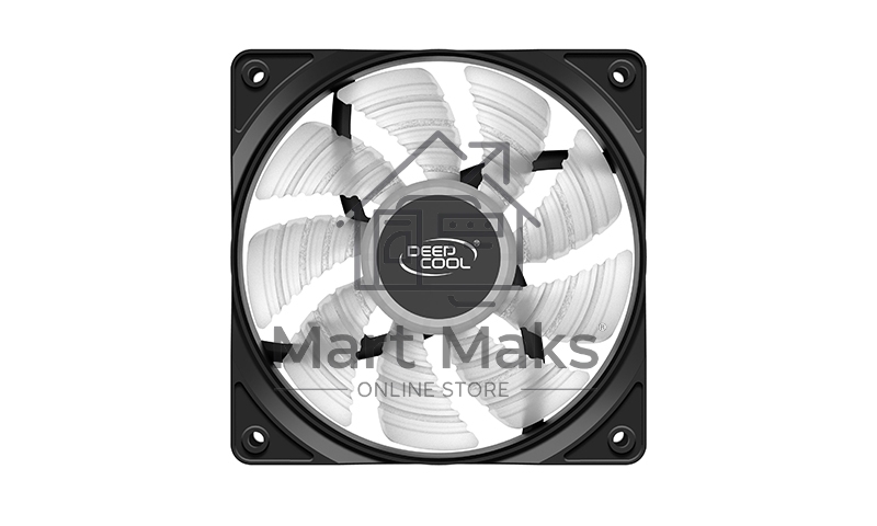 Вентилятор для корпуса DEEPCOOL RF120B черный, 120 мм, 1300 об/мин, 21.9 дБ, 3 pin