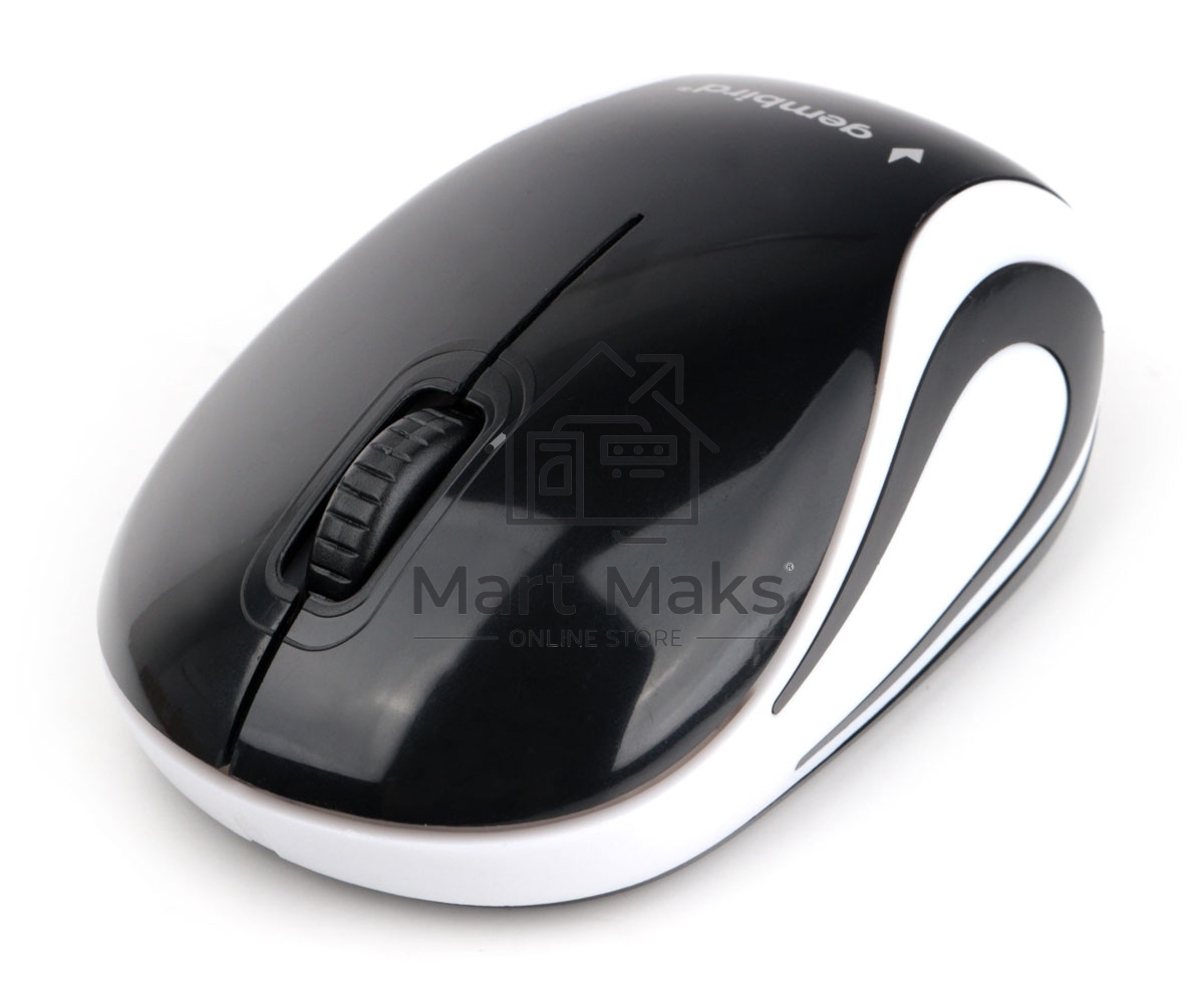 Мышь беспроводная Gembird MUSW-610 черный, 1200 dpi, радиоканал, USB, кнопки - 3