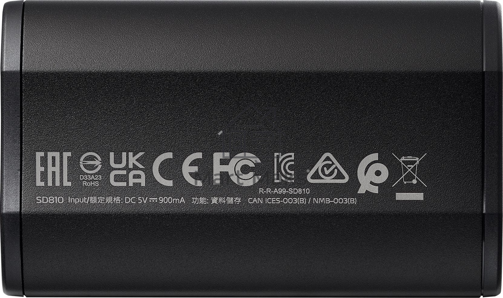 Внешний накопитель SSD ADATA 1Tb SD810 USB Type-C (2000/2000 Mb/s) metal case черный (SD810-1000G-CBK)