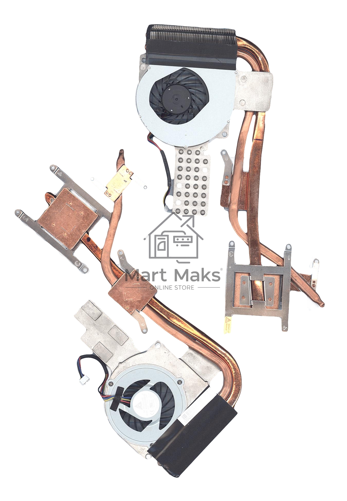 Система охлаждения для ноутбука Asus A40D A42D K42D R42 X42D AMD