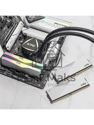 Оперативная память XPG Lancer, DDR5, 64GB (2x32GB), 6000MHz, CL30, DIMM, с радиаторами, RGB, белый