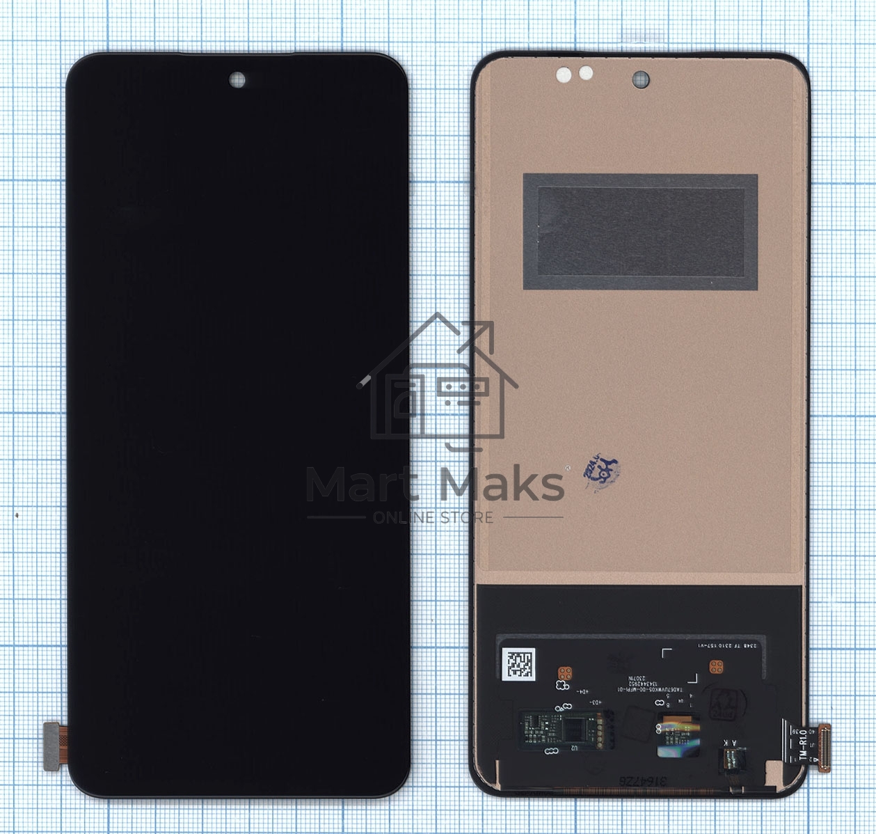 Дисплей для OnePlus Ace 2V, Nord 3 в сборе с тачскрином TFT черный