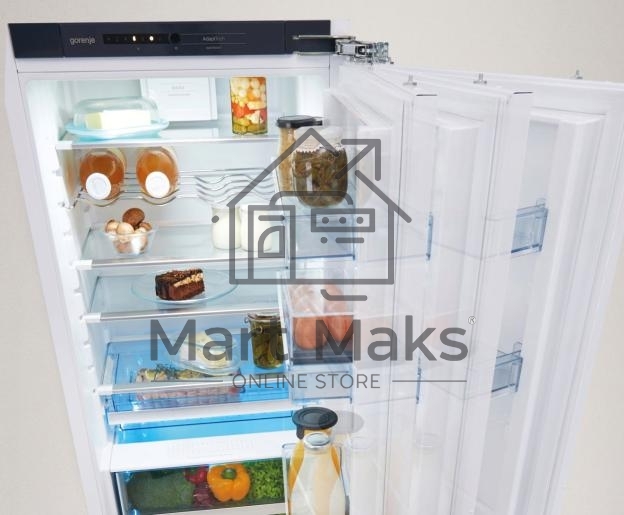 Встраиваемый холодильник Gorenje NRKI4182A1 белый двухкамерный 180/68л морозилка снизу, No Frost