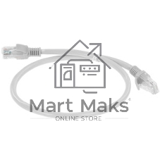Патч-корд CCA light UTP Гарнизон PC-UTP-5e-0.5-G cat.5e, 0.5м, литой, многожильный серый