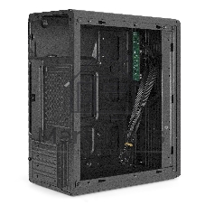 Корпус ExeGate BAA-503, Mini-Tower, чёрный, 1 x 80/90 мм