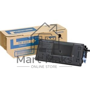 Картридж лазерный Kyocera TK-3160 (1T02T90NL0/1T02T90NL1) черный для P3045dn/P3050dn/P3055dn/P3060dn 12500 стр.
