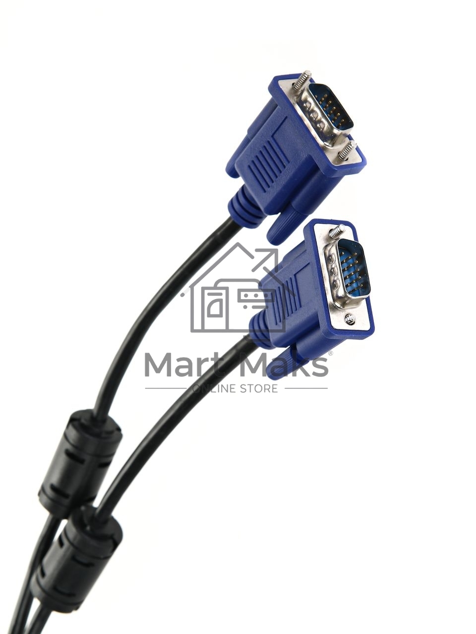 Кабель соединительный SVGA (15M/M) 1,8m 2 фильтра TV-COM <QCG120H-1.8M>