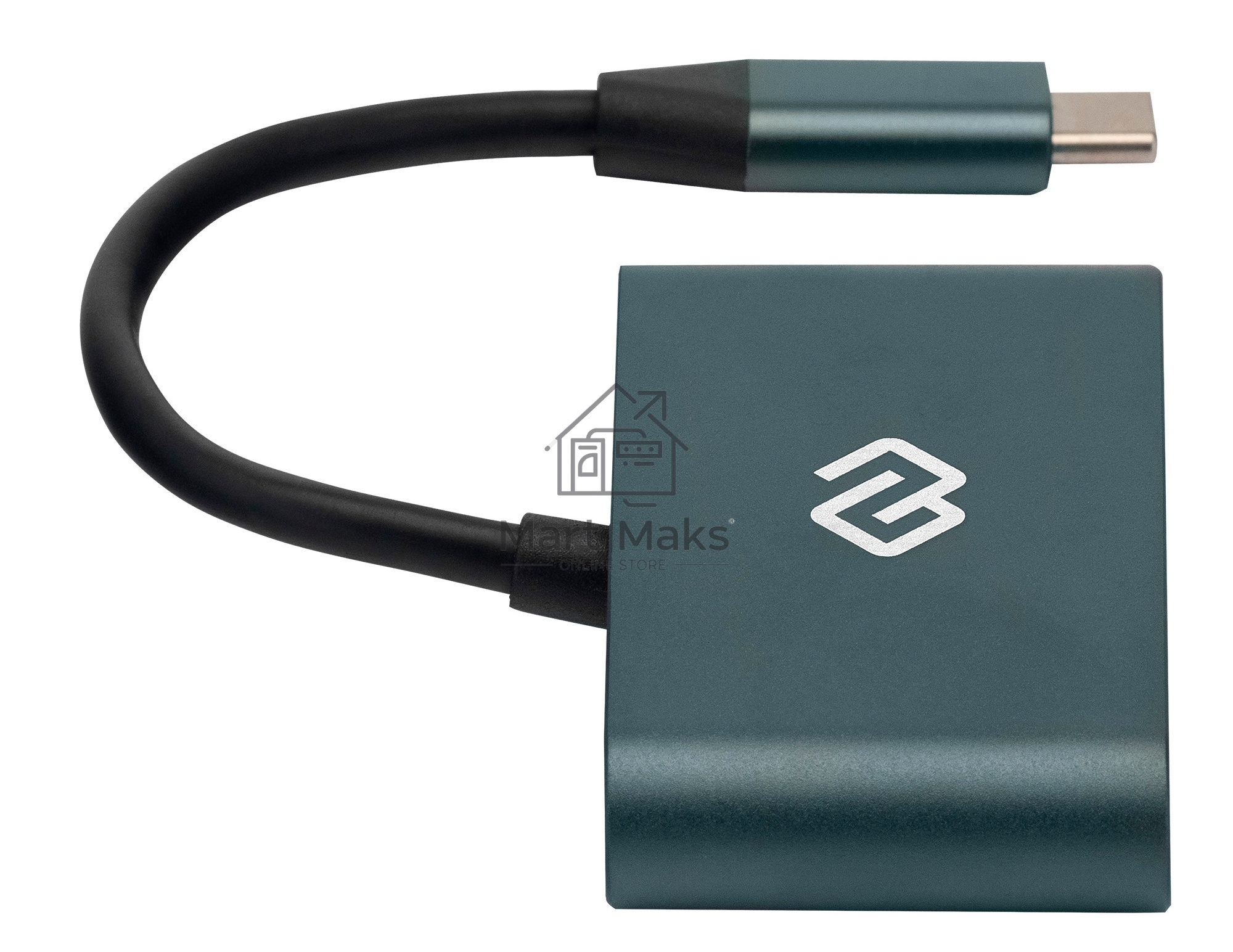 Устройство чтения карт памяти Type C Digma CR-СA2512-G темно-серый
