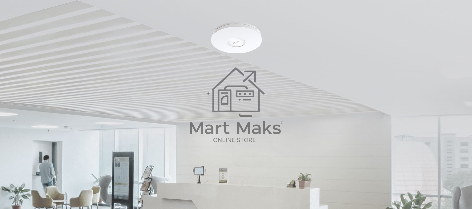 Потолочная двухдиапазонная точка доступа Wi-Fi TP-Link EAP610 AX1800
