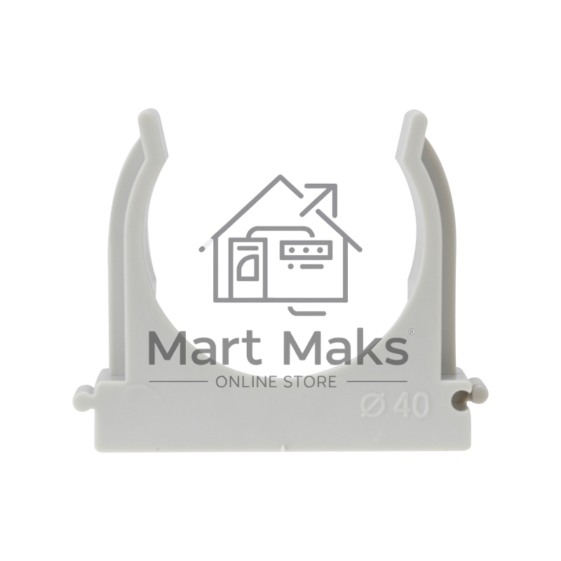 Крепеж-клипса для монтажного пистолета Ø 40 мм, серая (25 шт/уп) Rexant