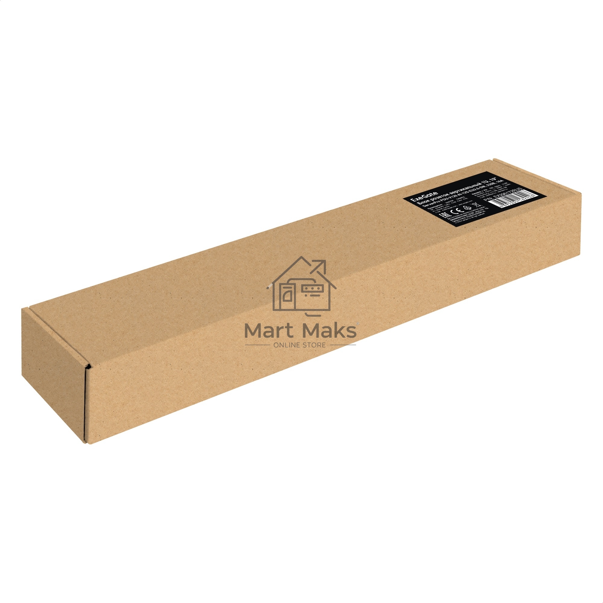 Блок розеток вертикальный ExeGate ServerPro PDU-V120 Al-12S-EU2.5-SW (19