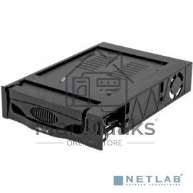 Сменный бокс для HDD AgeStar SR3P-SW-2F SATA пластик черный 3.5